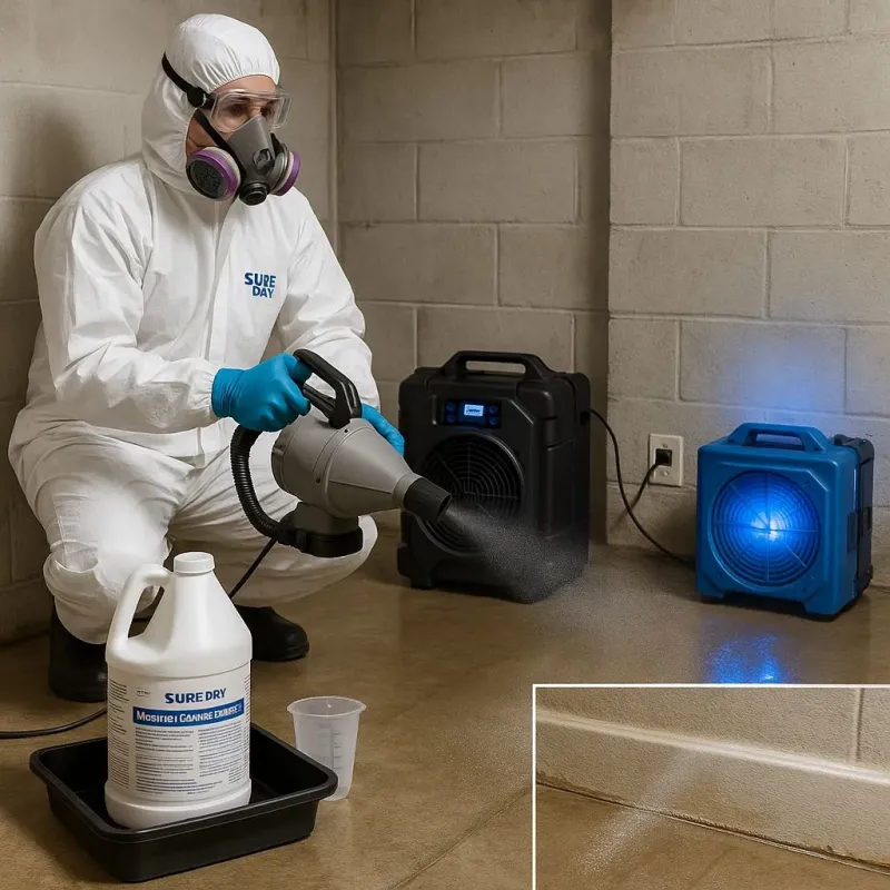 Sanitization and Odor Removal process in Lambertville, NJ