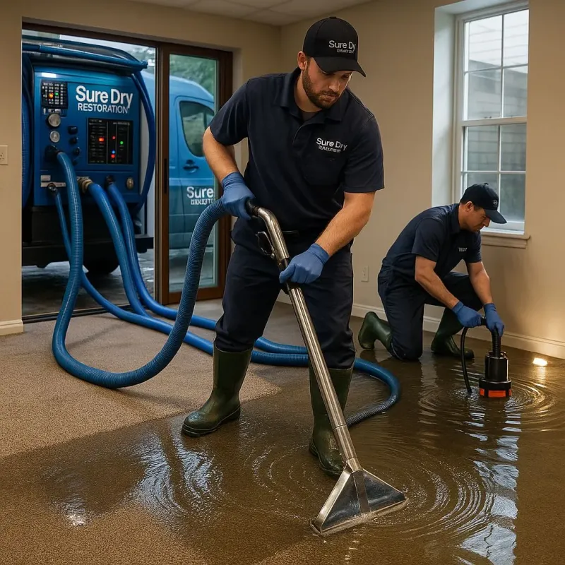 Water Extraction and Removal process in Lambertville, NJ
